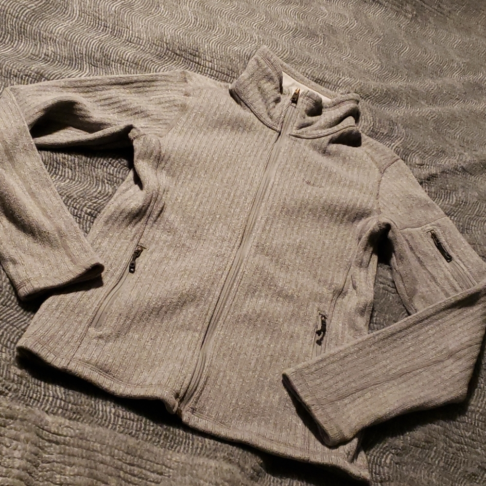 Patagonia ribbed full zipped sweater /jacket - Picture 1 of 5